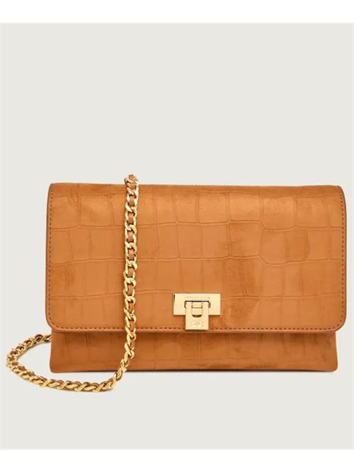 SUEDE BAG ELISABETTA FRANCHI | BS64A61E2600 cuoio